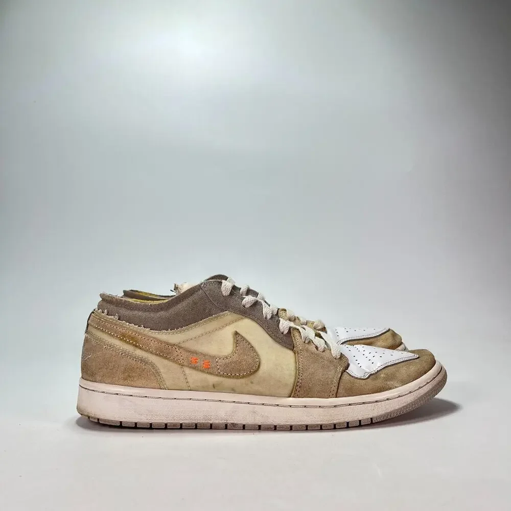 Nike Air Jordan 1 Low SE Craft Taupe Haze Casual Shoes Sneakers Men's Size 10.5